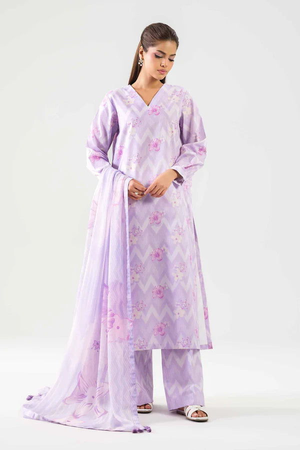Nishat 3 Piece - Digital Printed Suit - 42601256