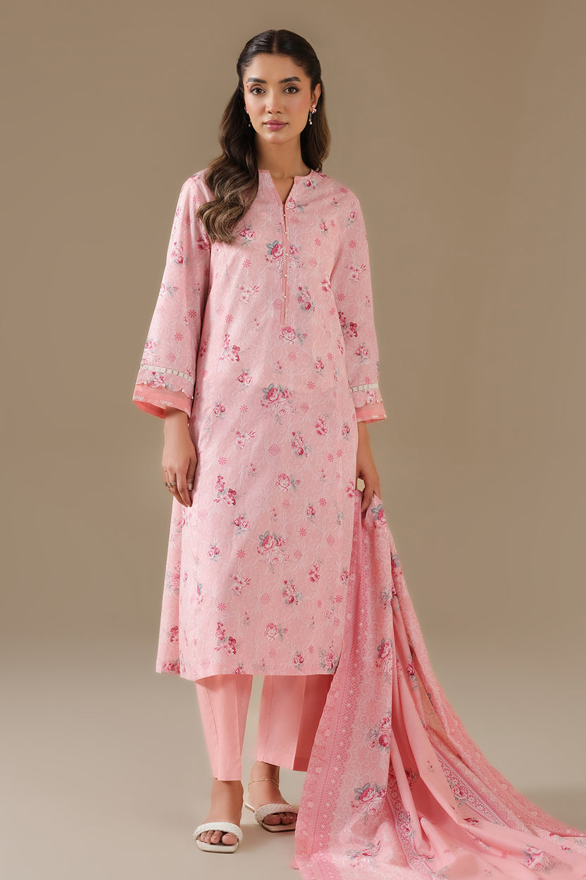 3 PC printed lawn suit by kayseria