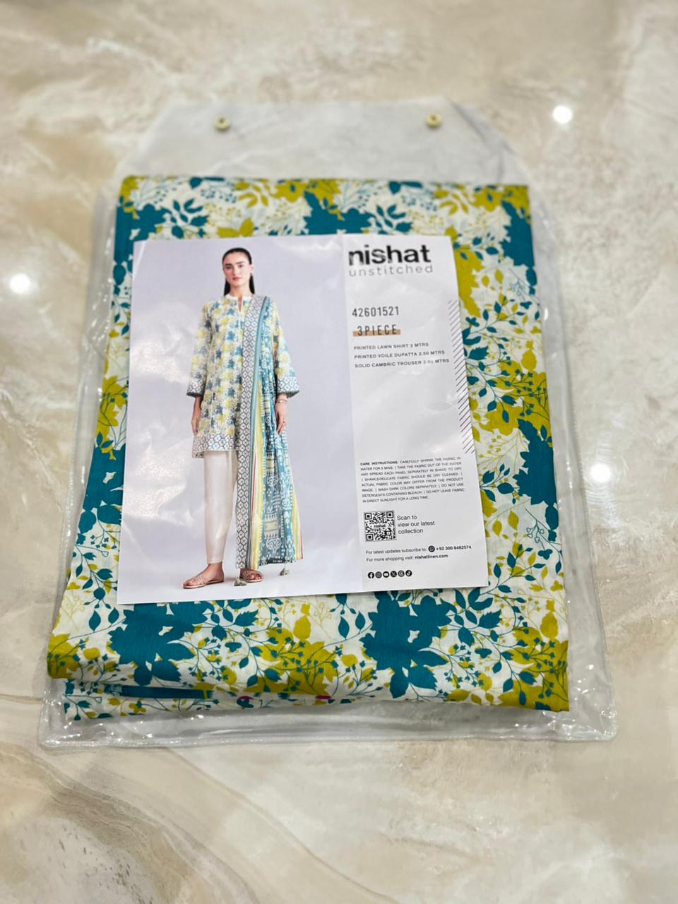 Nishat 3 Piece - Printed Suit - 42601521