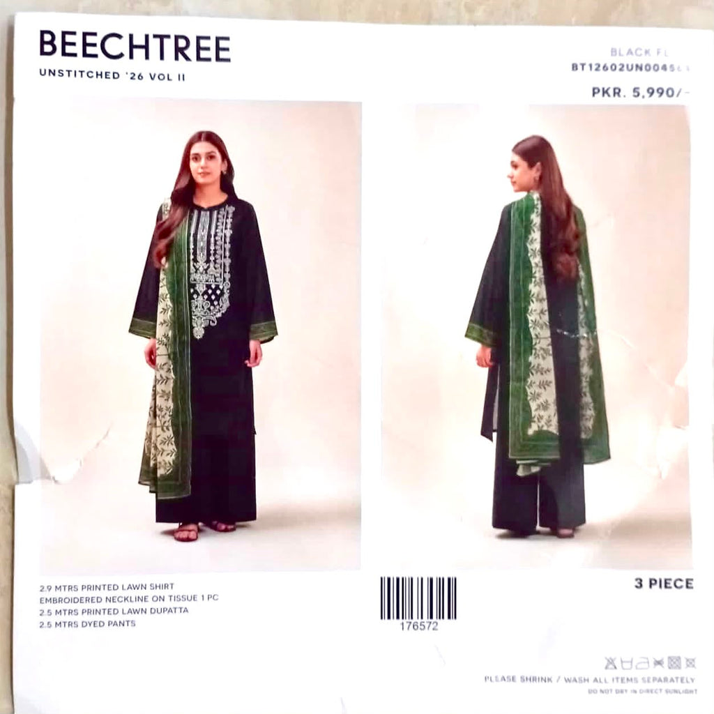 Beechtree 3pc suit Black Floral